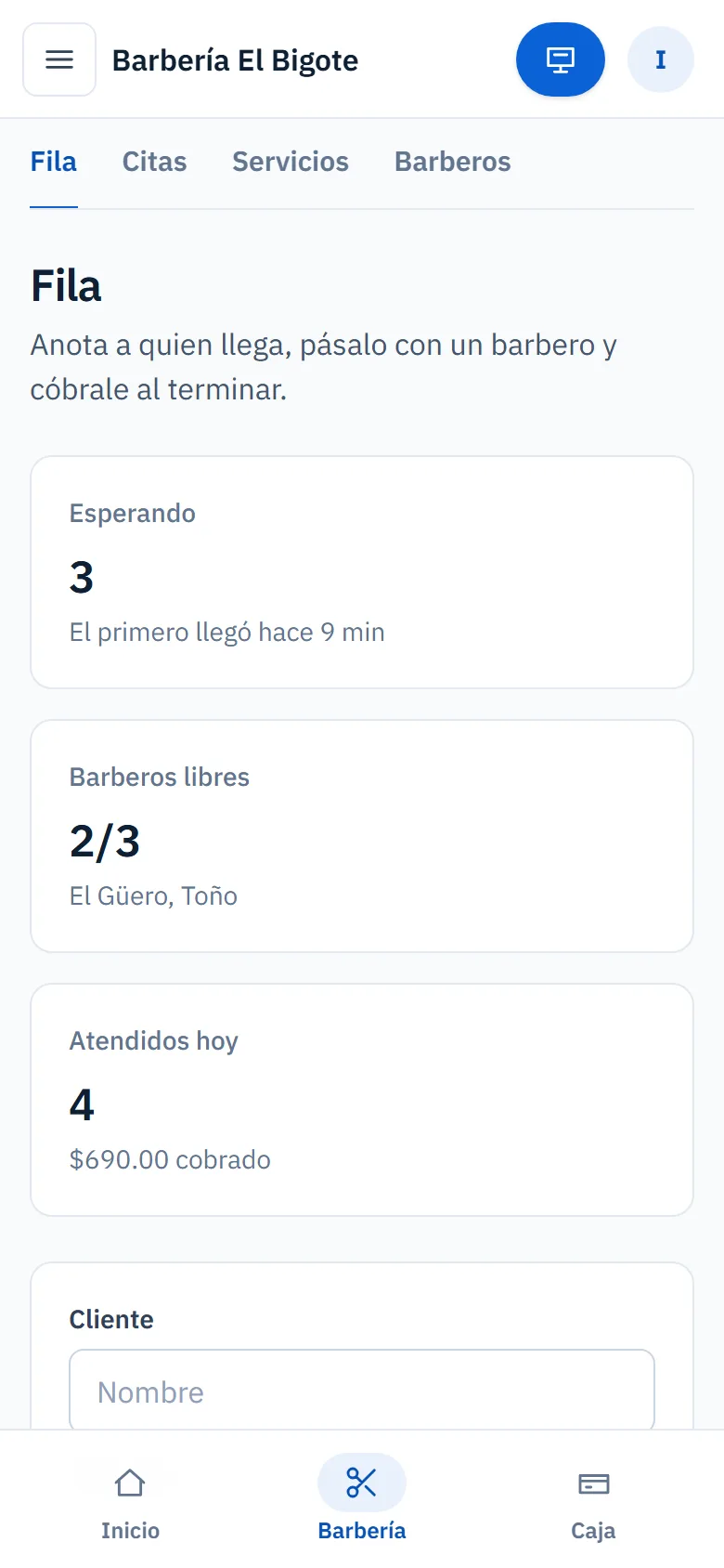 Mercadia en el celular